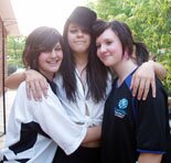 Andie, Tegan and Georgia