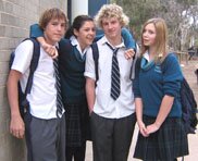 Adam, Tegan, David and Caity