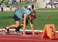 Representing Mackillop in 100m 2005