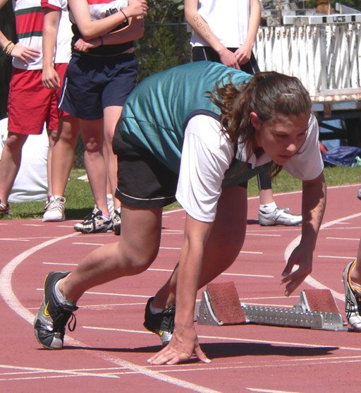 Representing Mackillop in 100m 2006